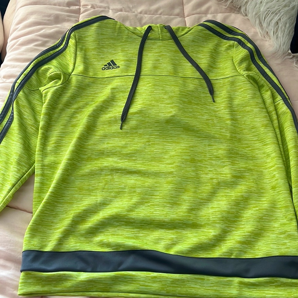Adidas Neon Green Hoodie